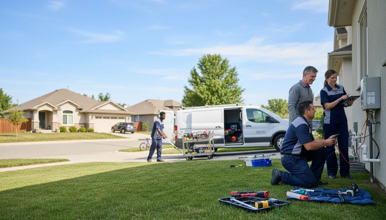 Tankless water heater service in Abie, NE